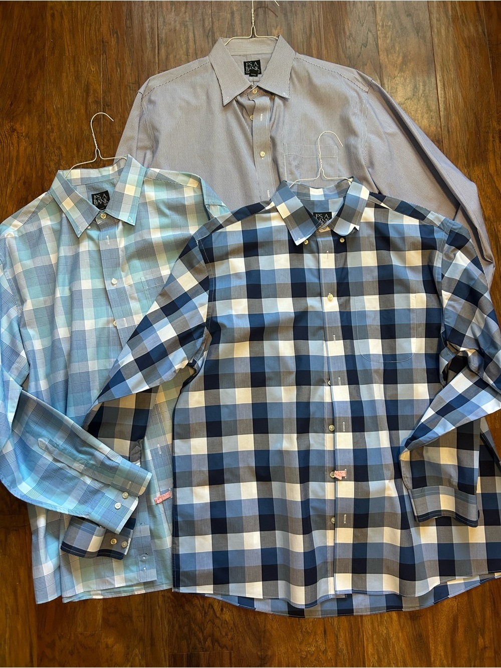 Jos. A. Bank Men's Button-Down Multicolored Workwear Business Casual